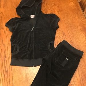 Juicy Couture Terry Hoodie and Capris Set (M)